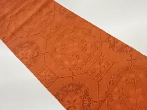 綴れ蜀江華文模様織出し名古屋帯